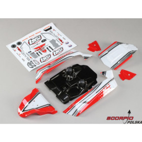 Losi Tenacity DB: Karoseria czerwona
