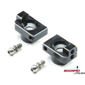 Losi Tylna piasta, aluminium: Mini-T 2.0