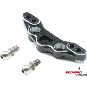 Losi Łącznik zawieszenia przedni, aluminium: Mini-T 2.0