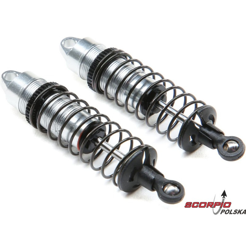 Losi Amortyzator kompletny przedni, aluminium (2): Mini-T 2.0