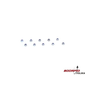 4-40 Aluminum Mini-Nuts (10)