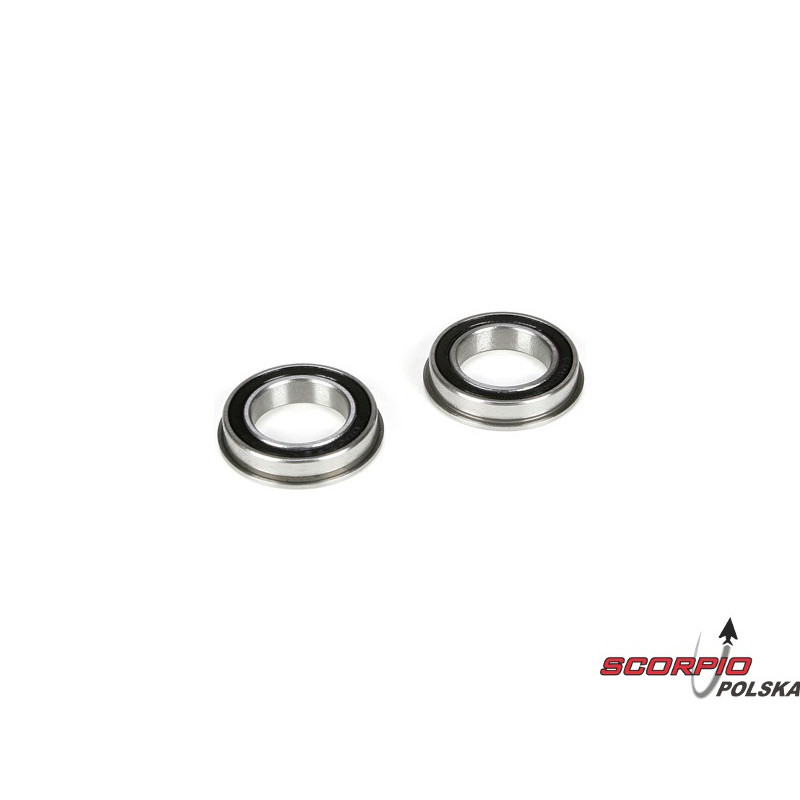 Diff Support Bearings. 15x24x5mm. Flanged (2): 5TT
