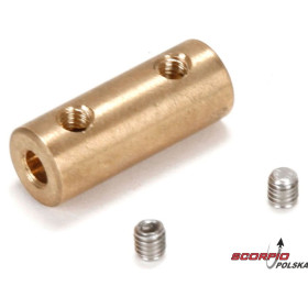 Łącznik 3.3mm (silnik)/3mm (wał)