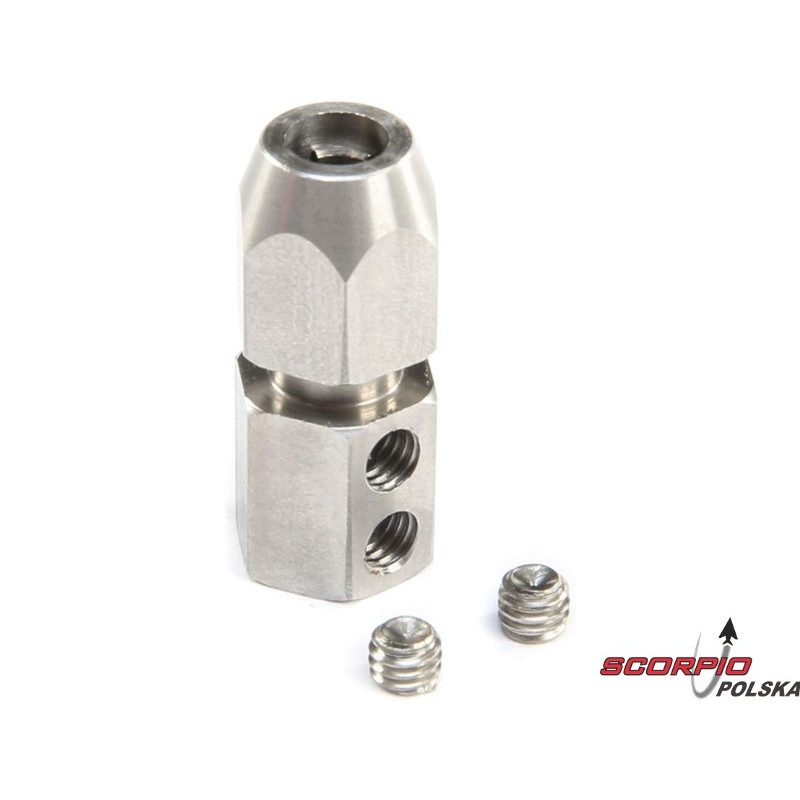 Sonicwake 36": Łącznik 5mm silnik - 4.7mm wał giętki