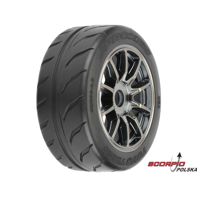 PRO-LINE koło 2.9" przednie 1:7 Toyo Proxes R888R S3, felga Spectre H17 (2)