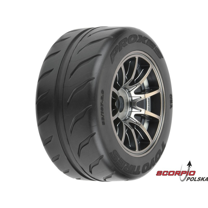 PRO-LINE koło 2.9" tylne 1:7 Toyo Proxes R888R S3, felga Spectre H17 (2)