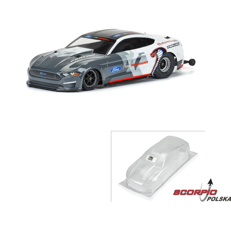 PRO-LINE karoseria 1:16 21 Mustang Cobra Jet niemalowana: Losi Mini Drag