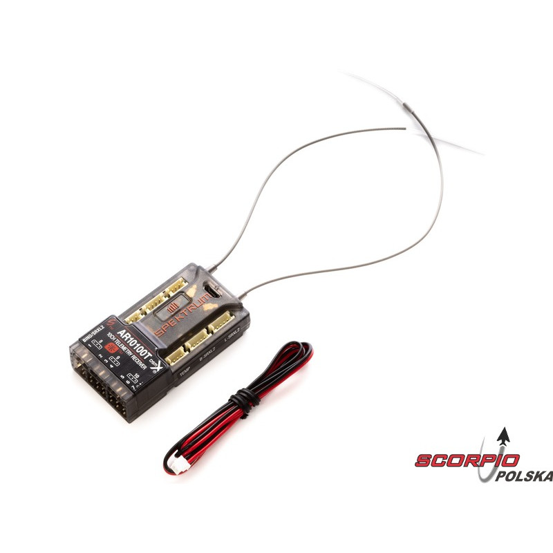 SPEKTRUM odbiornik AR10100T 10CH z telemetrią