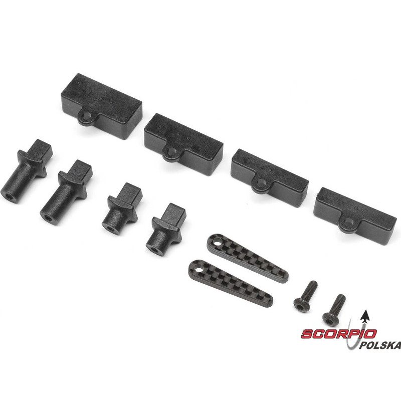 TLR łoże akumulatora aluminium: 22X-4