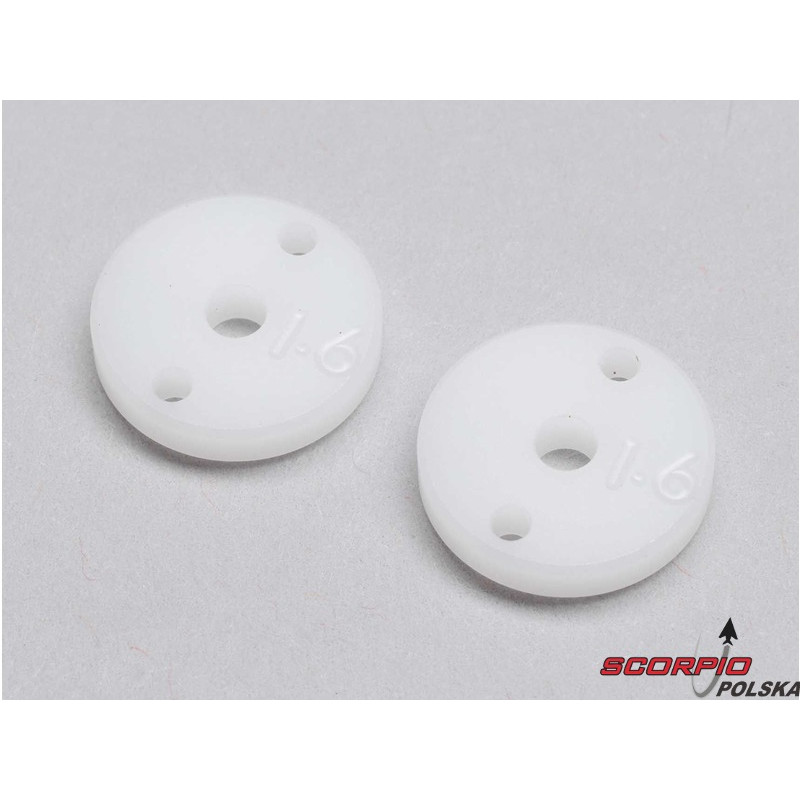 TLR tłok amortyzatora CNC 2.3mm, 2x1.1.6mm, G3 (2)