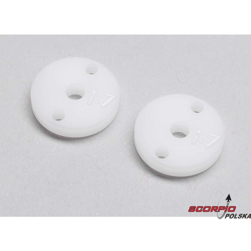 TLR tłok amortyzatora CNC 2.3mm, 2x1.7mm, G3 (2)