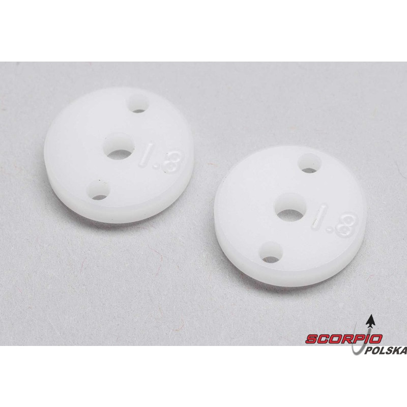 TLR tłok amortyzatora CNC 2.3mm, 2x1.8mm, G3 (2)
