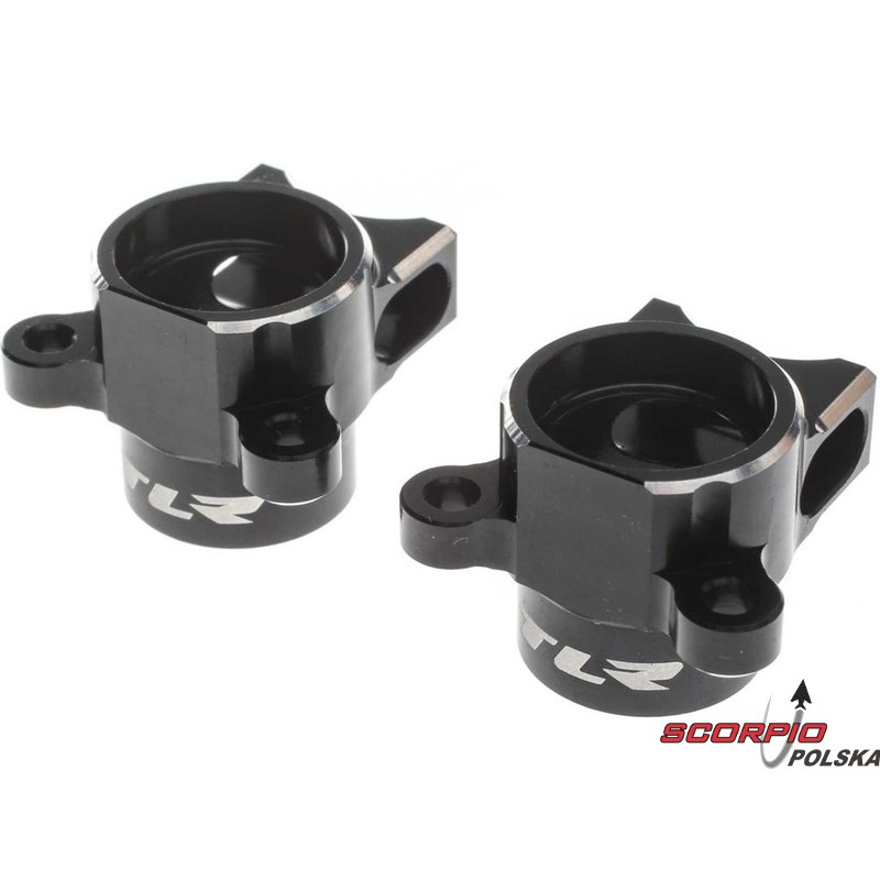 TLR Piasta VHA aluminium, czarna: 22 5.0