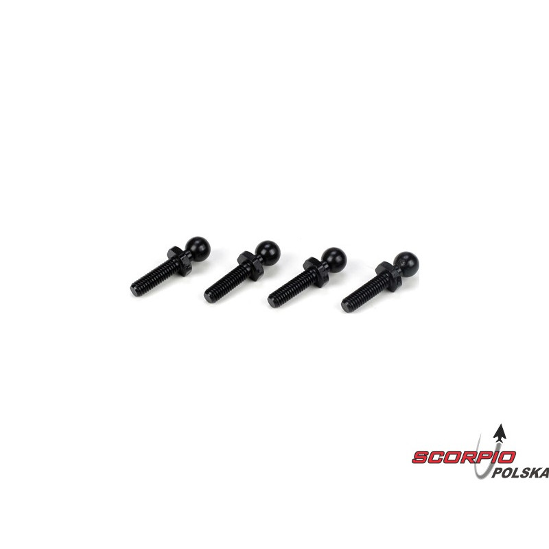 22 BallStud 4.8 x 10mm (4)