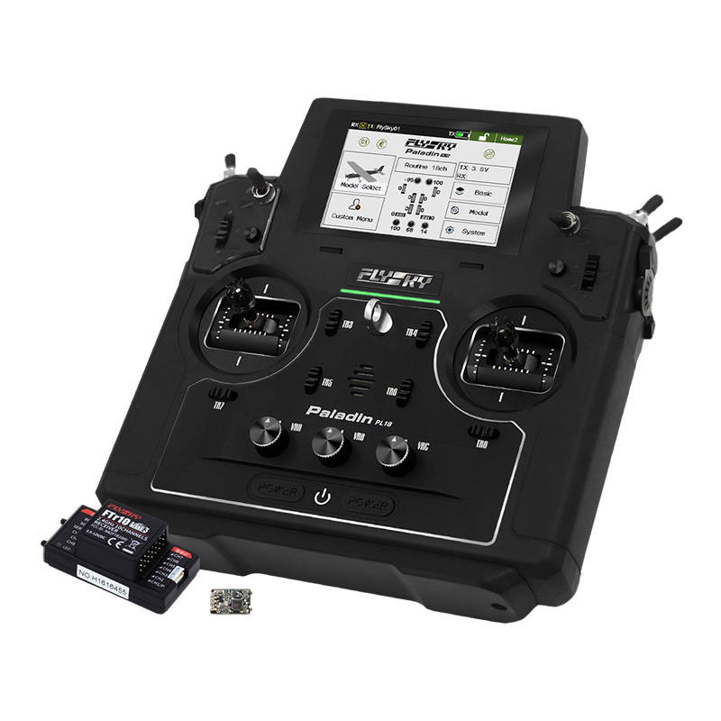 FlySky Paladin PL18 transmitter + FTR10/FTR16S receiver 
