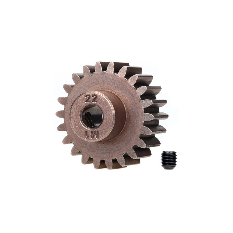 TRAXXAS Zębatka silnika 22T Pinion 1M 5mm do E-Revo, X-Maxx