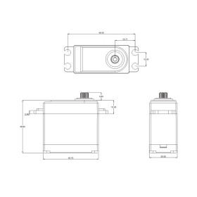 SRT Serwo W45 HV 82,5g (45kg/0,18sec) Wodoodporne