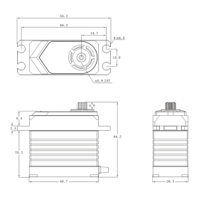 SRT Serwo T55 HV 81g (55kg/0,19sec)