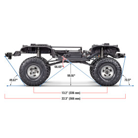 TRAXXAS Auto TRX-4 High Trail Ford F-150 1979  (brązowy)
