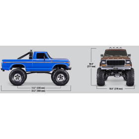 TRAXXAS Auto TRX-4 High Trail Ford F-150 1979  (brązowy)