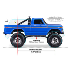 TRAXXAS Auto TRX-4 High Trail Ford F-150 1979 (niebieski)