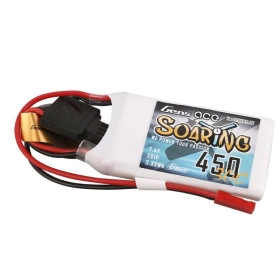 GENS ACE Akumulator LiPo Soaring 450mAh 7,4V 30C 2S1P JST G-Tech