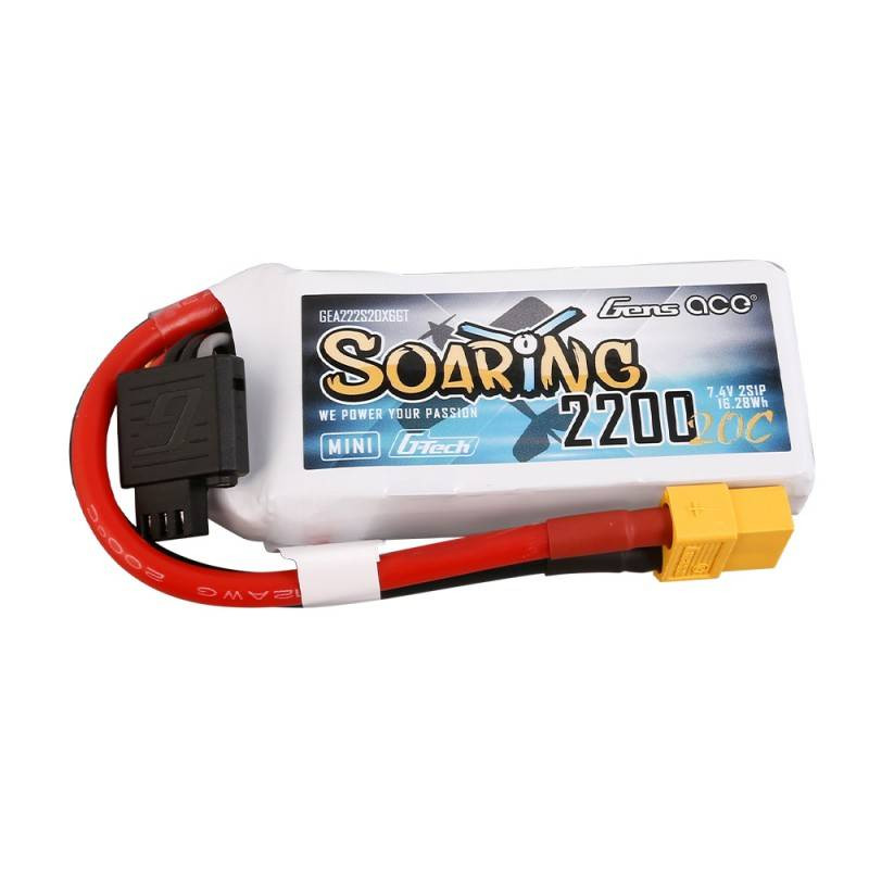 GENS ACE Akumulator LiPo Soaring 2200mAh 7.4V 20C 2S1P XT60 G-Tech