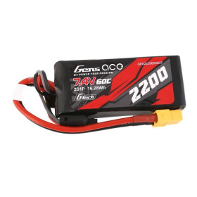 GENS ACE Akumulator LiPo 2200mAh 7.4V 60C 2S1P XT60 G-Tech