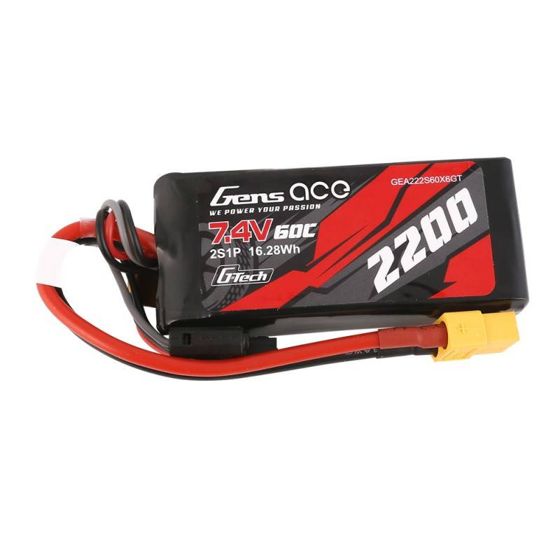 GENS ACE Akumulator LiPo 2200mAh 7.4V 60C 2S1P XT60 G-Tech