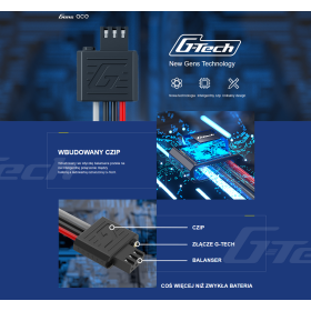 GENS ACE Akumulator LiPo Hardcase 5500mAh 7.4V 60C 2S1P DEAN G-Tech