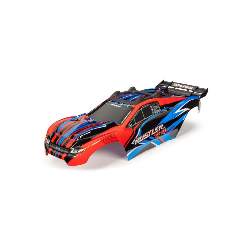 TRAXXAS Karoseria pomalowana Rustler 4x4 (Czerwona)