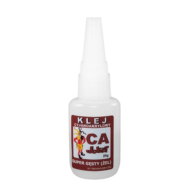 JOKER Klej cyjanoakrylowy super gęsty 20g (nakrętka z igłą)