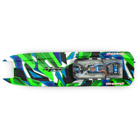 Łódź wyścigowa TRAXXAS DCB M41 Widebody + Stablilizacja TSM + TQ (zielona)