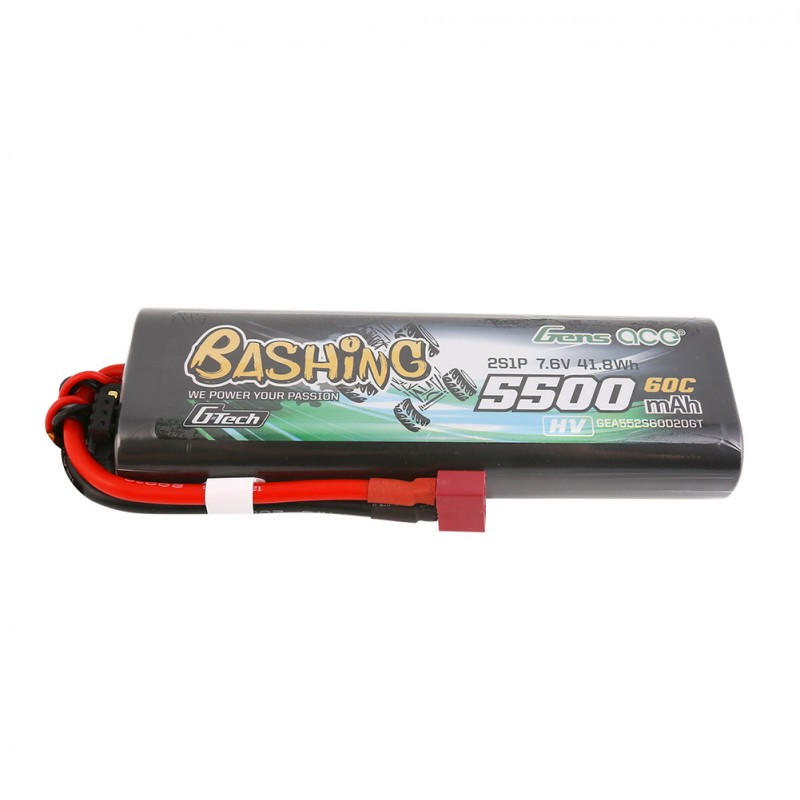 GENS ACE Akumulator LiPo Hardcase 5500mAh 7,6V 60C 2S1P DEAN G-Tech