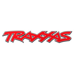 TRAXXAS Naklejka firmowa czerwona 48x10cm