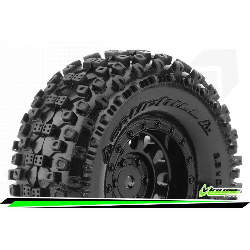 LOUISE Koła 2szt. CR-UPHILL 1/18 1/24 Super Soft Hex 7mm Crawler - TRAXXAS TRX-4M