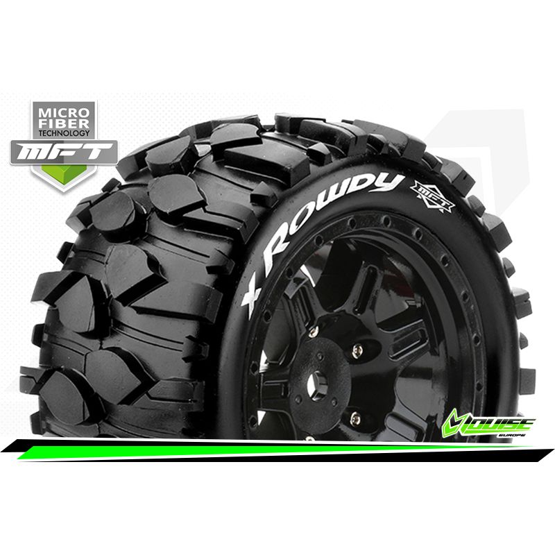 LOUISE Koła 2szt. X-ROWDY MFT 1/5 Sport Hex 24mm - TRAXXAS X-Maxx