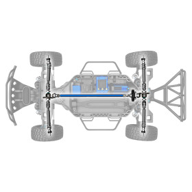 TRAXXAS Slash VXL 4WD Ultimate 1/10 + TSM + Alu (Zielony)