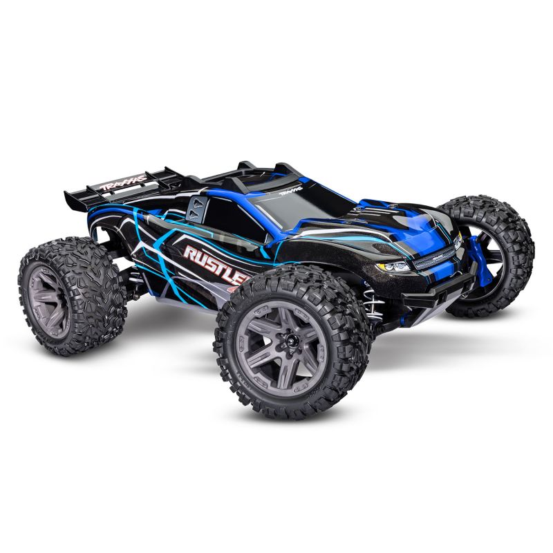 TRAXXAS Rustler 4x4 BL-2S VXL 1/10 (Niebieski)