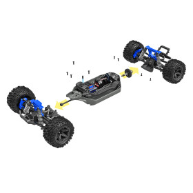 TRAXXAS Rustler 4x4 BL-2S VXL 1/10 (Czerwony)