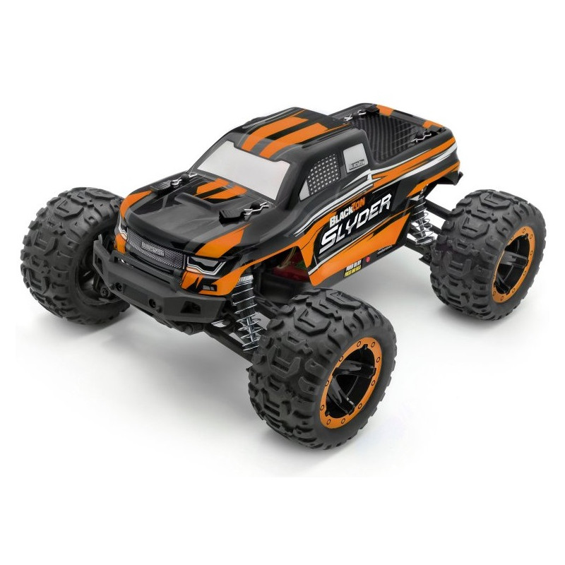 MAVERICK BlackZon Slyder MT 1/16 4WD RTR + Oświetlenie LED (Pomarańczowy)