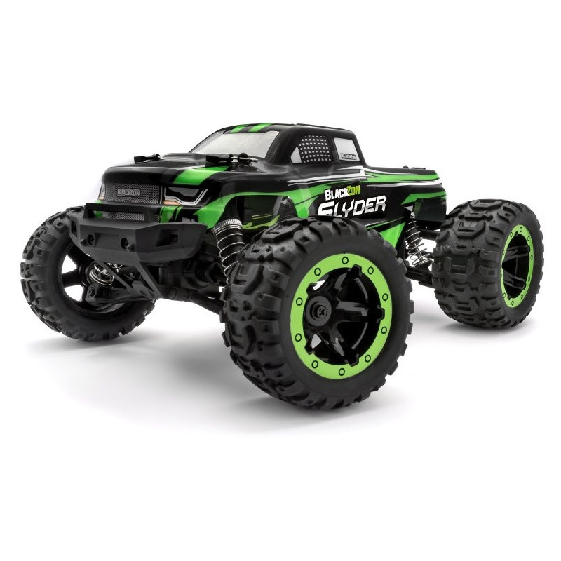 MAVERICK BlackZon Slyder MT Green 1/16 4WD RTR + Oświetlenie LED