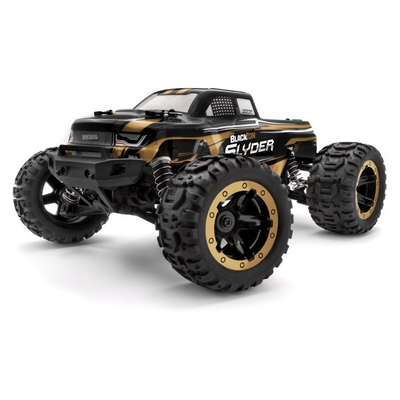 MAVERICK BlackZon Slyder MT Gold 1/16 4WD RTR + Oświetlenie LED
