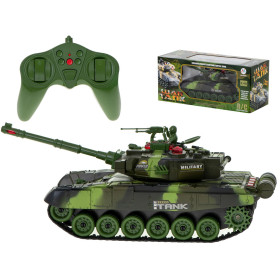 DIANCHENG Czołg sterowany Desert RC 2.4GHz (dźwięk/światła/odrzut)