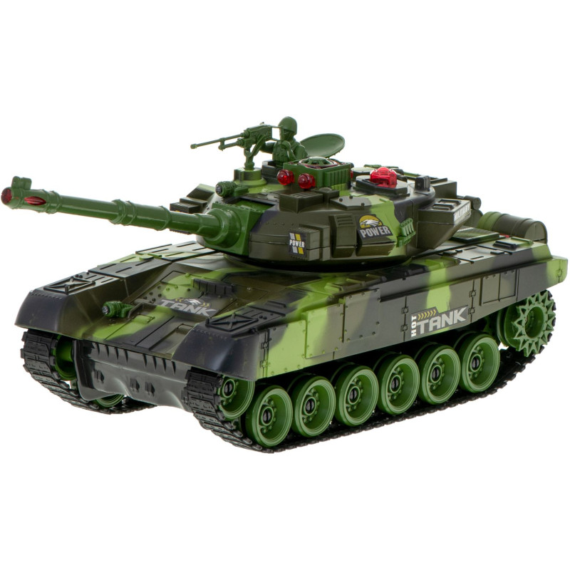DIANCHENG Czołg sterowany Desert RC 2.4GHz (dźwięk/światła/odrzut)