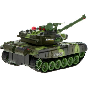 DIANCHENG Czołg sterowany Desert RC 2.4GHz (dźwięk/światła/odrzut)