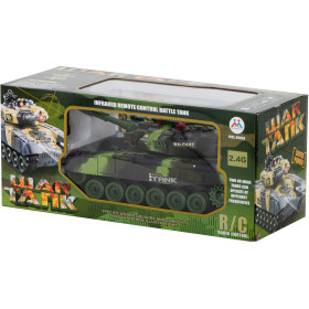 DIANCHENG Czołg sterowany Desert RC 2.4GHz (dźwięk/światła/odrzut)
