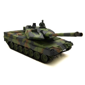 HENG LONG Czołg German Leopard 2A6 1/16 V7.0 2.4GHz (działko ASG/dźwięk/dym)
