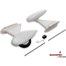 E-flite podwozie białe: UMX Waco