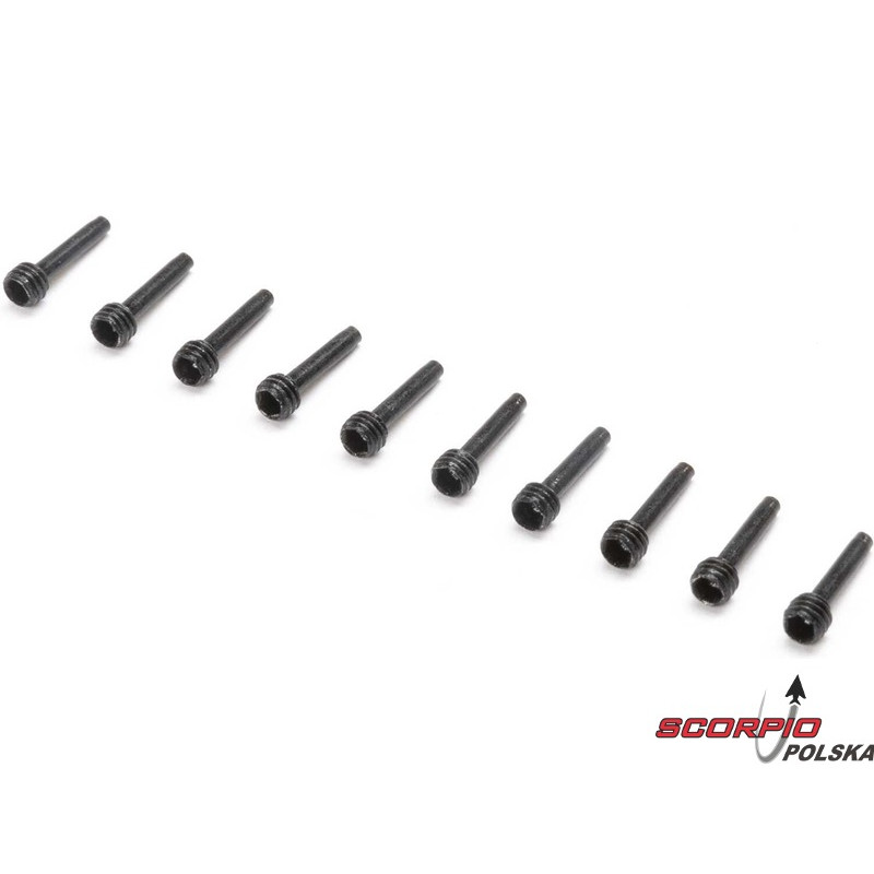 Losi sworzeń z gwintem dla piasty sześciokątnej 12mm (10): Mini LMT
